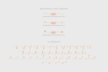 romantic calligraphy font