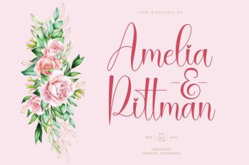 romantic calligraphy font