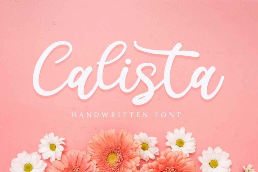 Calista Handwritten Font